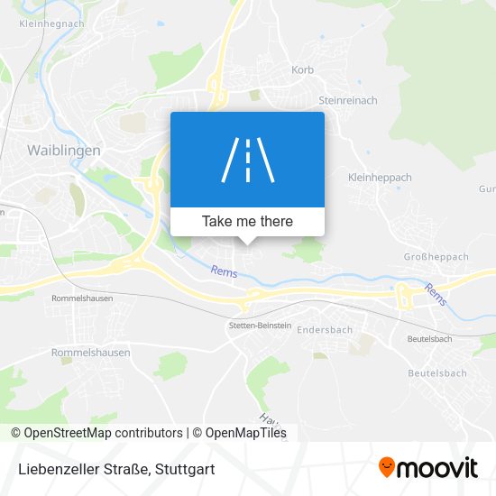 Liebenzeller Straße map