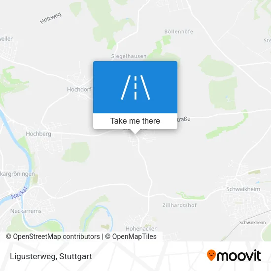 Карта Ligusterweg
