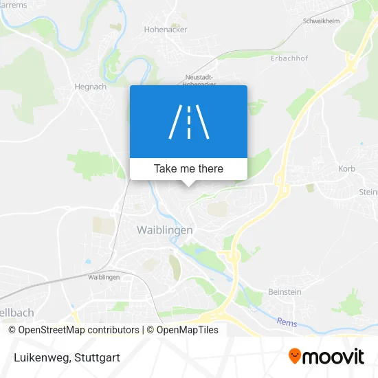 Luikenweg map
