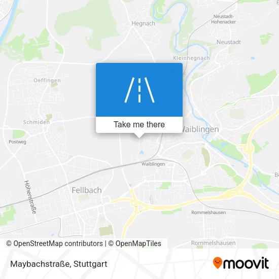 Карта Maybachstraße