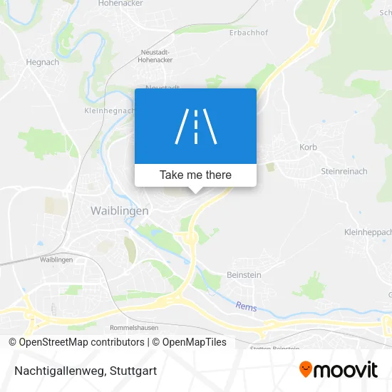 Карта Nachtigallenweg