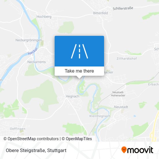 Obere Steigstraße map