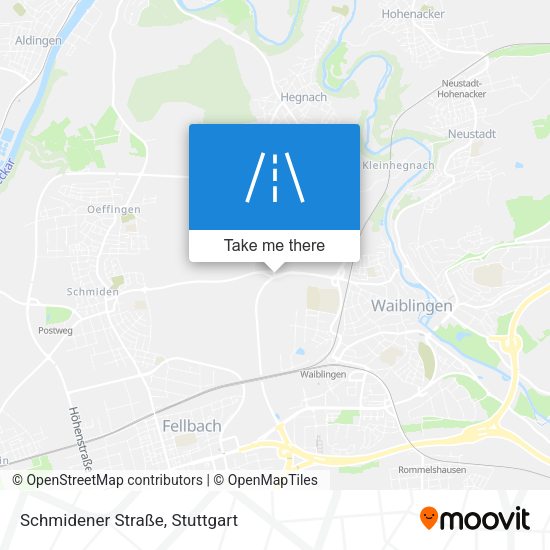 Schmidener Straße map