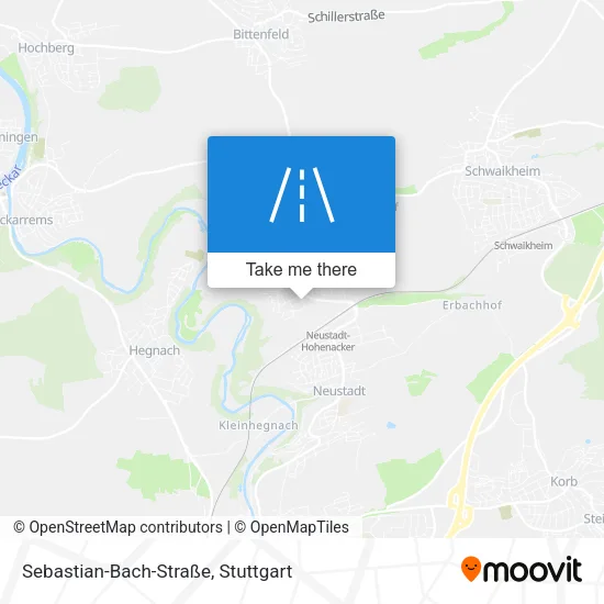 Карта Sebastian-Bach-Straße