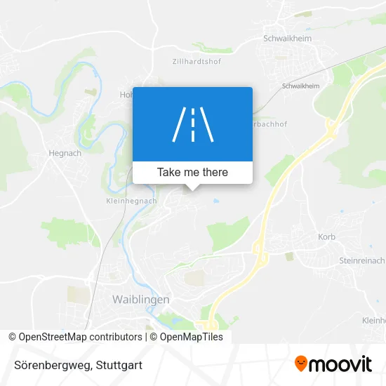 Карта Sörenbergweg