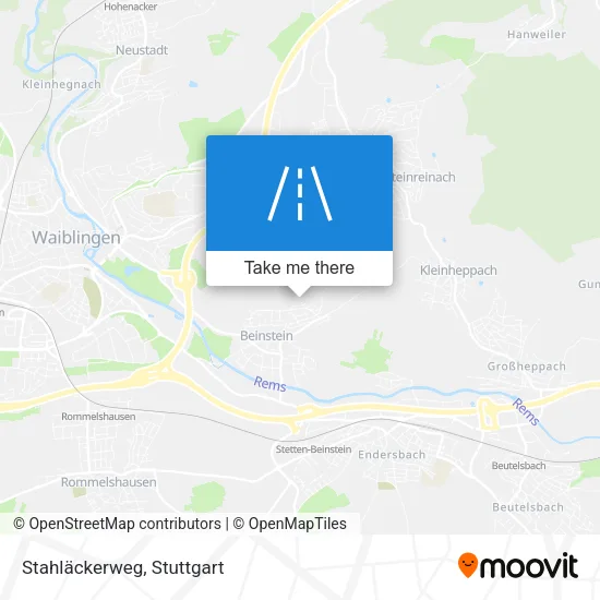 Карта Stahläckerweg