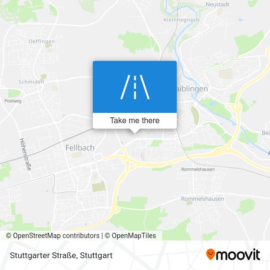 Stuttgarter Straße map