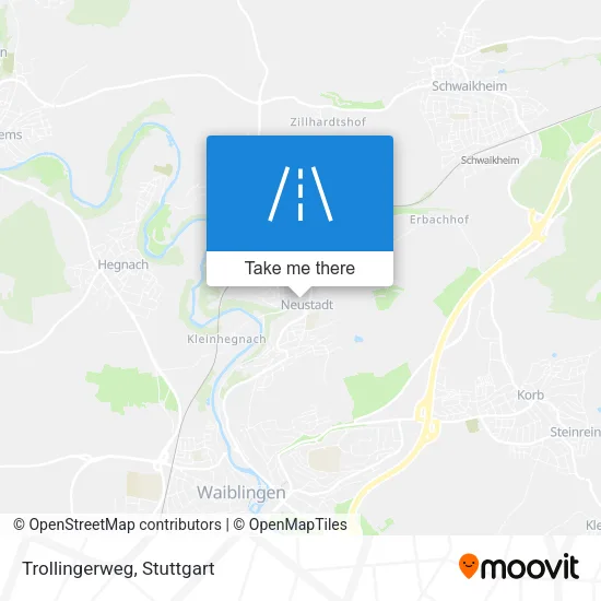 Карта Trollingerweg