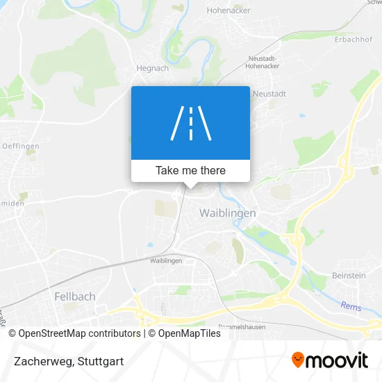 Карта Zacherweg