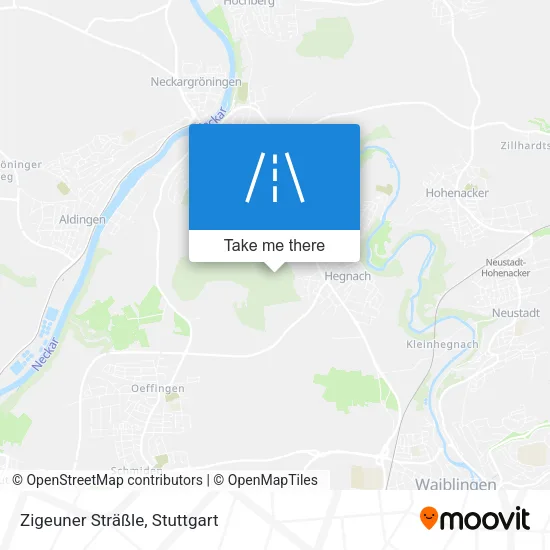 Карта Zigeuner Sträßle