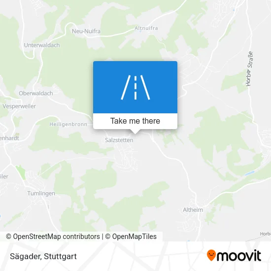 Карта Sägader