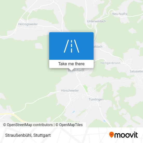 Straußenbühl map