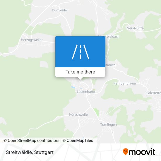 Карта Streitwäldle