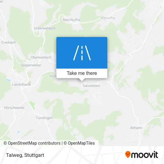 Карта Talweg