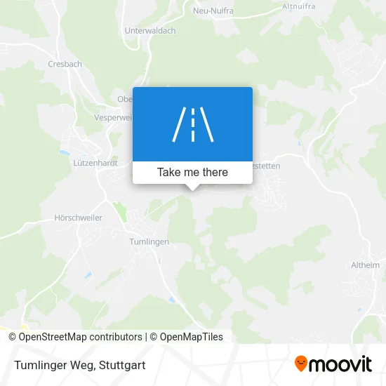 Карта Tumlinger Weg