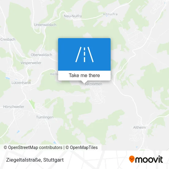 Карта Ziegeltalstraße