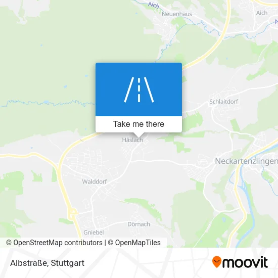 Карта Albstraße