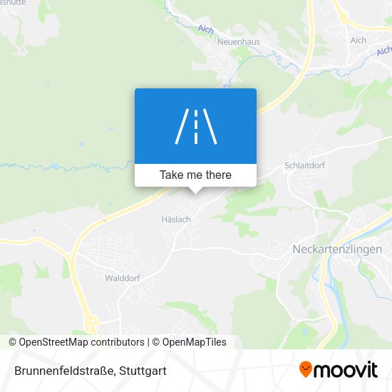 Brunnenfeldstraße map