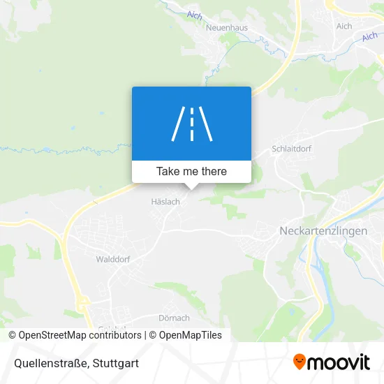 Quellenstraße map