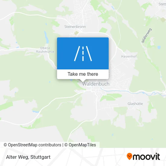 Карта Alter Weg