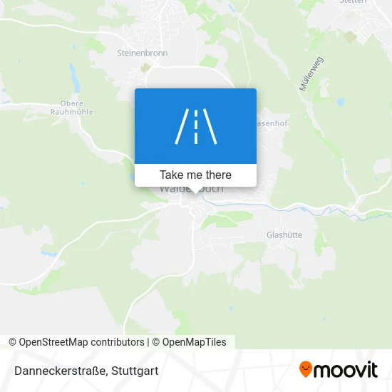 Карта Danneckerstraße