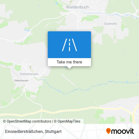 Einsiedlersträßchen map