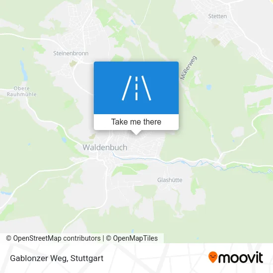 Карта Gablonzer Weg