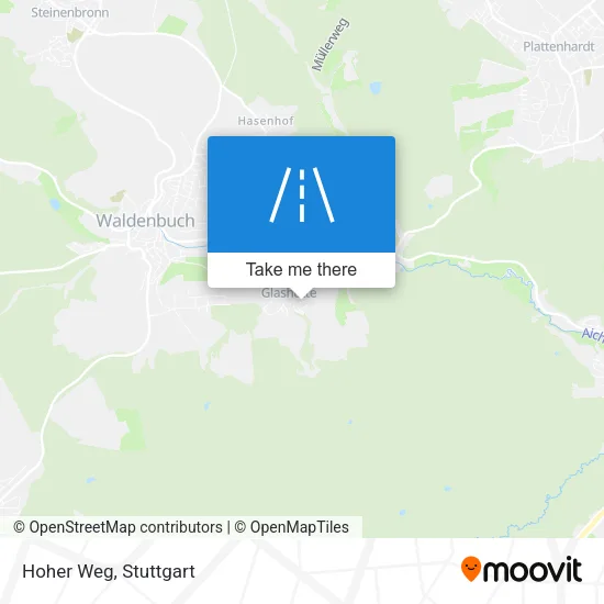 Карта Hoher Weg