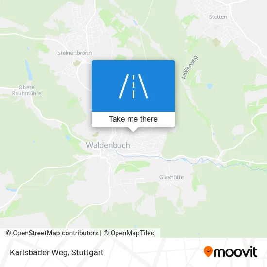 Карта Karlsbader Weg