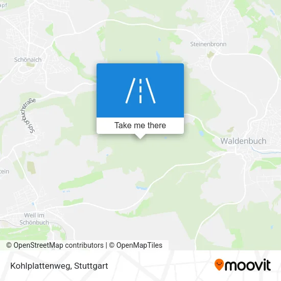 Карта Kohlplattenweg