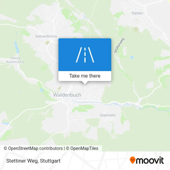 Карта Stettiner Weg