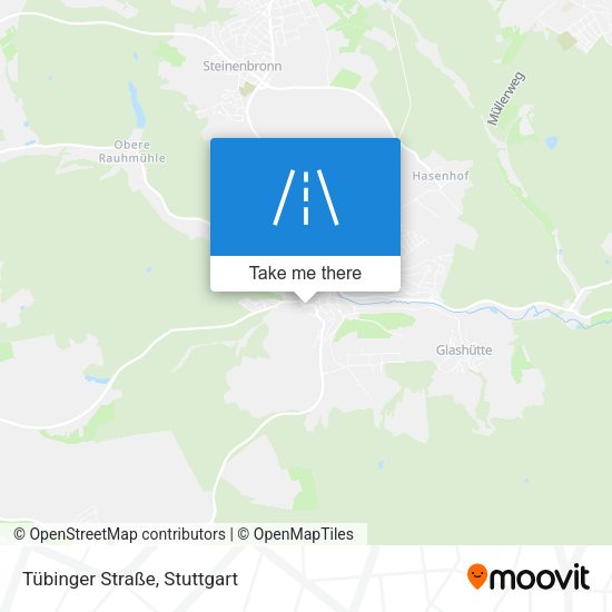 Tübinger Straße map