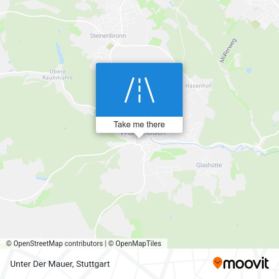 Карта Unter Der Mauer