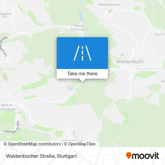 Waldenbucher Straße map