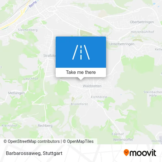 Карта Barbarossaweg