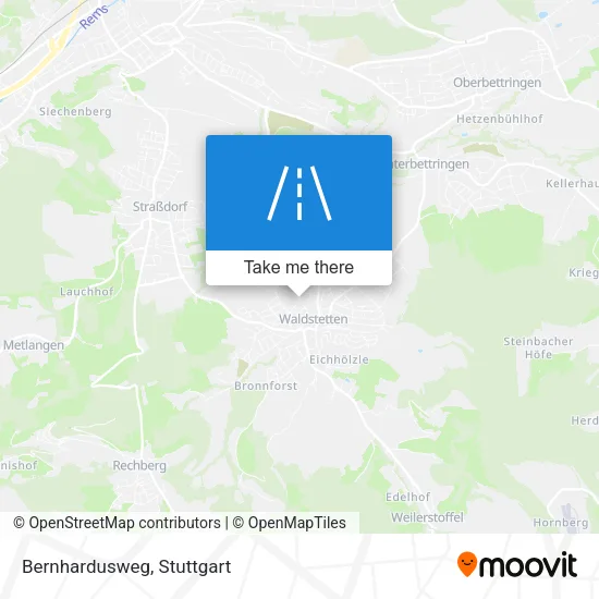 Карта Bernhardusweg