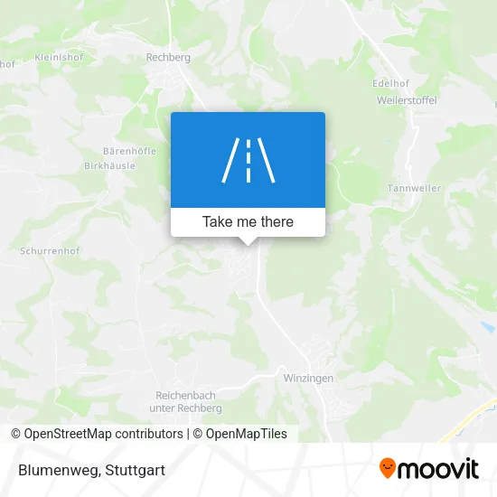 Карта Blumenweg