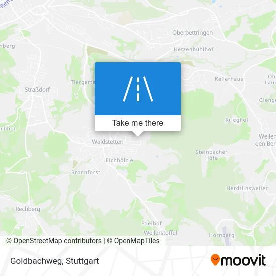 Карта Goldbachweg