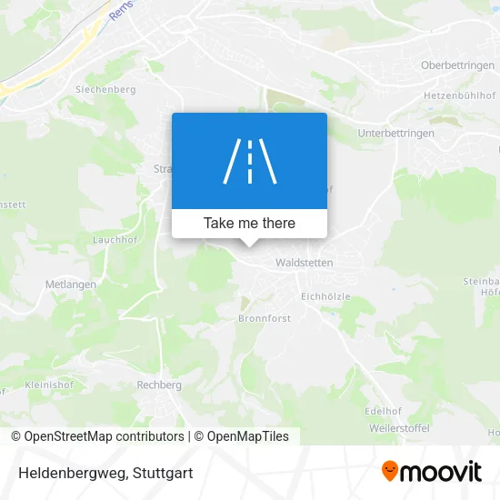 Карта Heldenbergweg