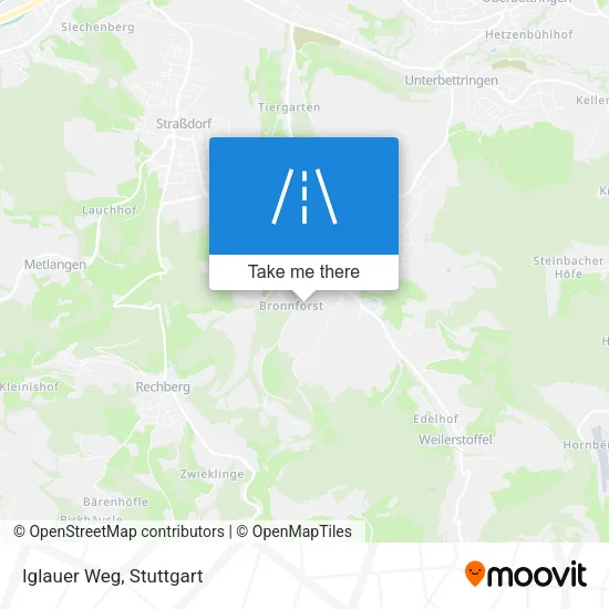 Карта Iglauer Weg