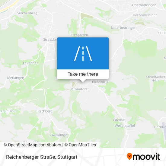 Карта Reichenberger Straße