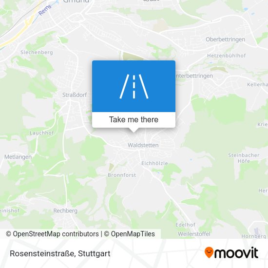 Rosensteinstraße map