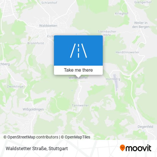 Waldstetter Straße map