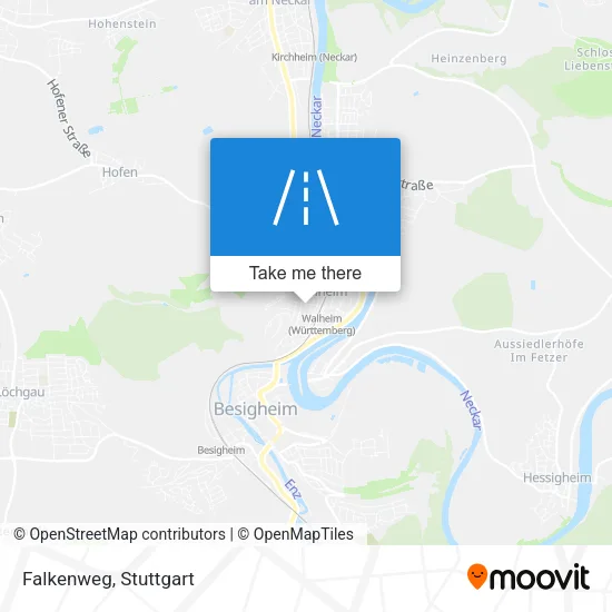Карта Falkenweg