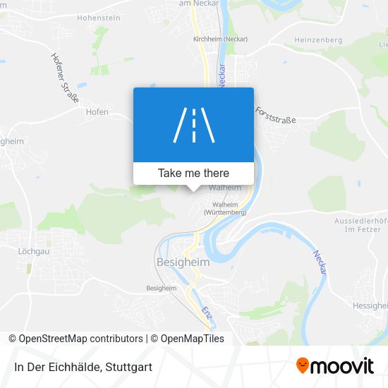 In Der Eichhälde map