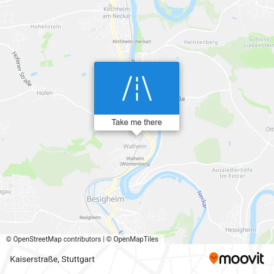 Карта Kaiserstraße