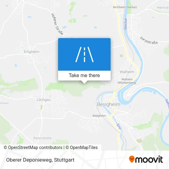 Карта Oberer Deponieweg