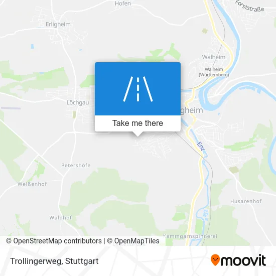 Карта Trollingerweg
