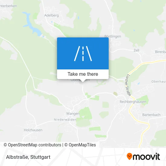 Карта Albstraße