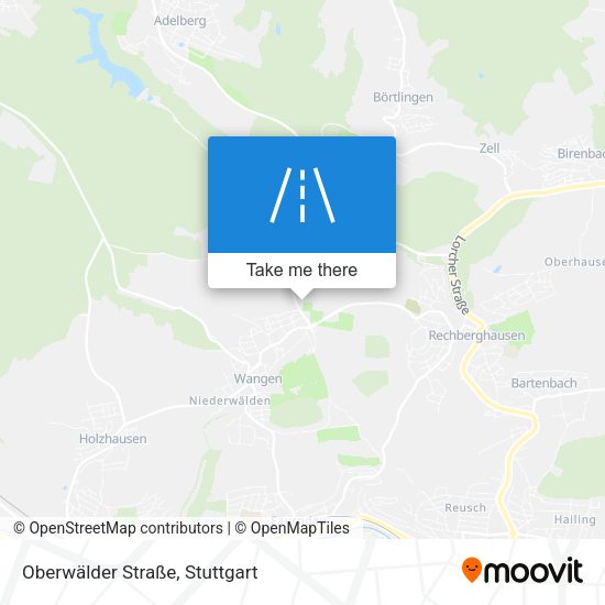 Oberwälder Straße map